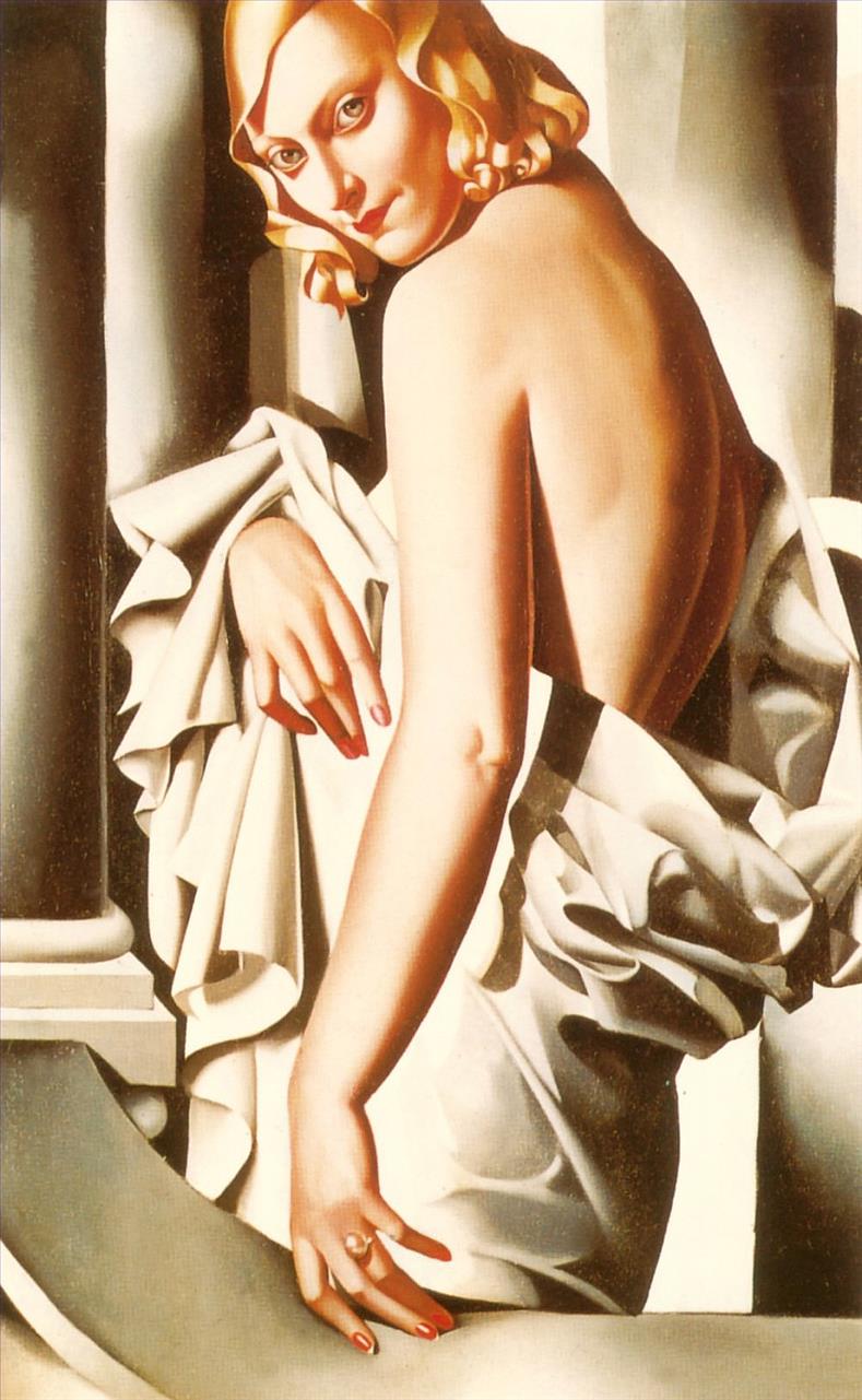 マージョリー・フェリーの肖像 1932年 現代タマラ・デ・レンピカ油絵